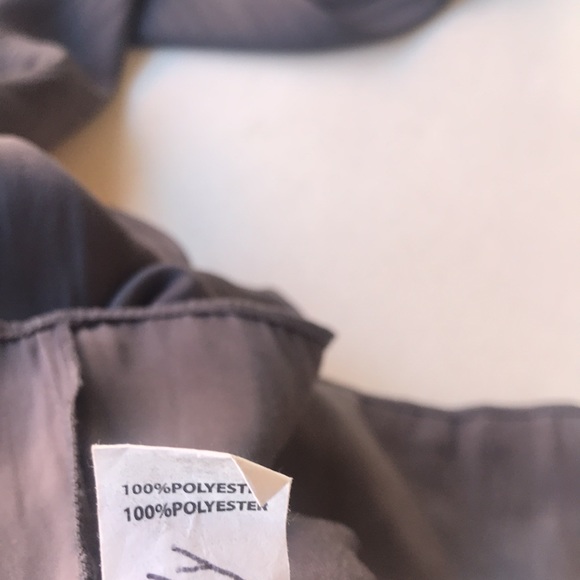 RAMY BROOK | Charcoal Grey Patricia Plisse Peasant Boho Long Sleeve Blouse - Picture 9 of 10